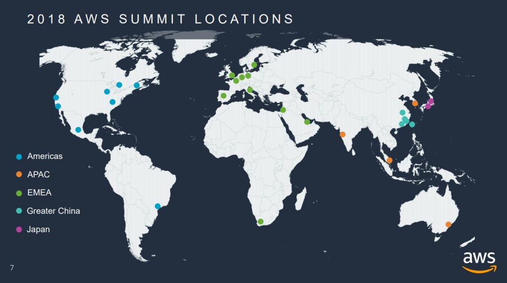 aws global summit 2018 map